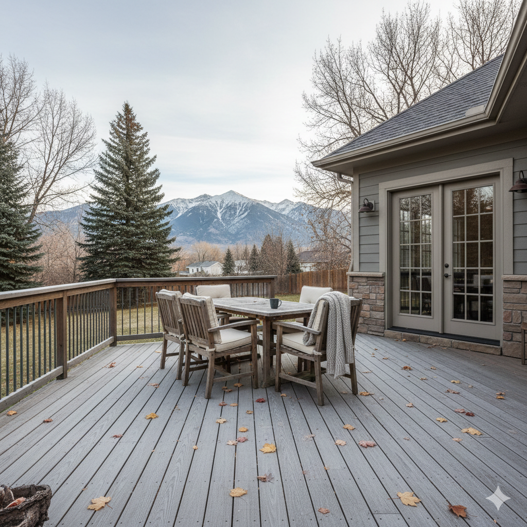 Decks &amp; Outdoor Living in Cache Valley: Materials and Designs That Withstand Snow, Sun &amp; Freeze-Thaw (2026 Guide)