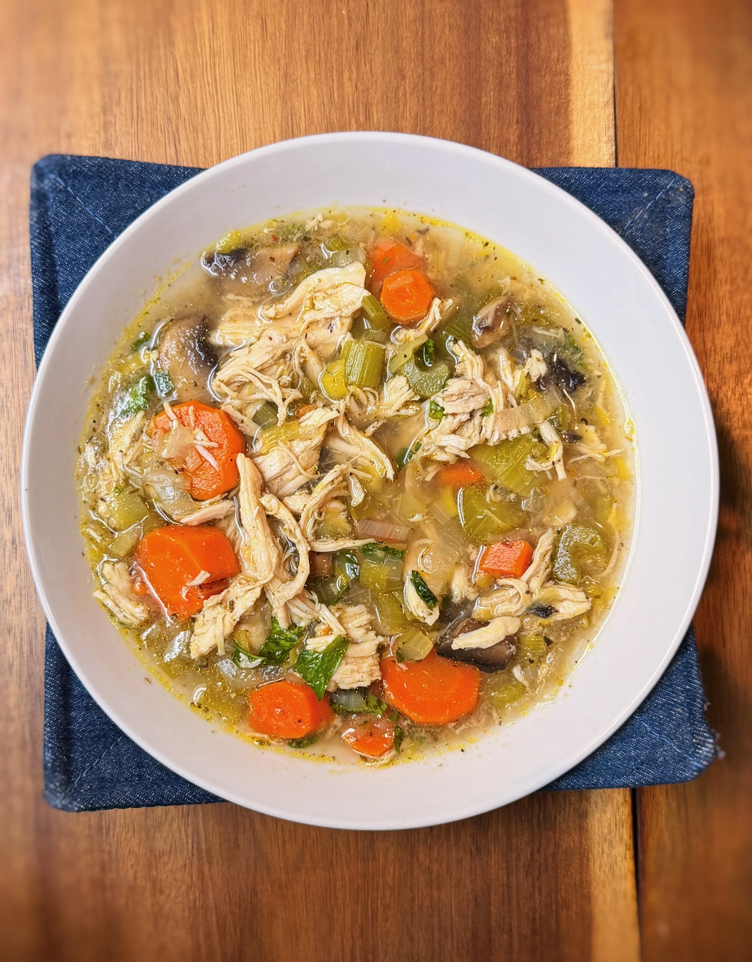 Root &amp; Flame Chicken Soup
