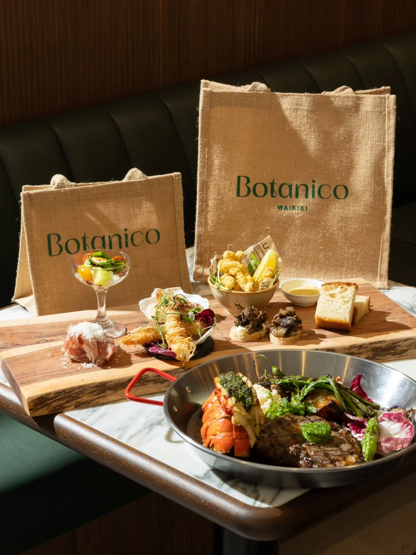 To celebrate the launch of our new concept, &ldquo;Paradiso di Terra e Mare,&rdquo; Botanico will be offering exclusive tote bags during dinner service for a limited time.

Enjoy these special items, available only while supplies last.

&ldquo;Terra 