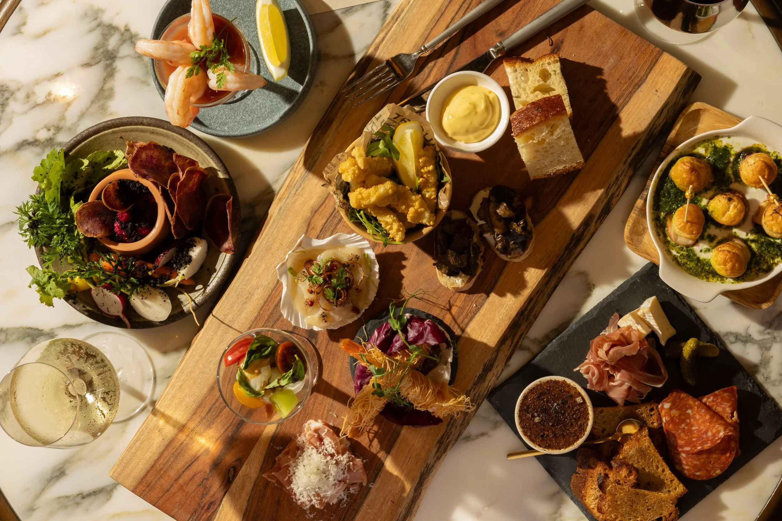 Terra &amp; Mare&mdash;where land and sea come together.

Discover a vibrant selection of dishes inspired by the finest ingredients from both land and sea, thoughtfully paired with curated wines and handcrafted cocktails.

With its relaxed elegance a