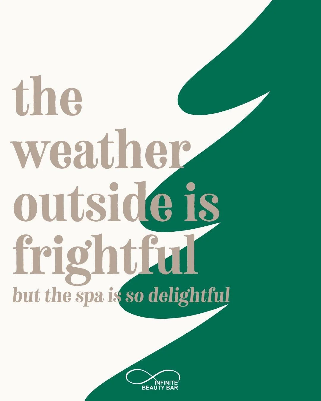 Cold temps, dry air, winter skin&hellip; ❄️
Luckily, the spa is warm, relaxing, and exactly what your skin (and you) need right now. From soothing treatments to a little time to unwind, consider this your winter reset 🤍✨

📍Infinite Beauty Bar- Kear