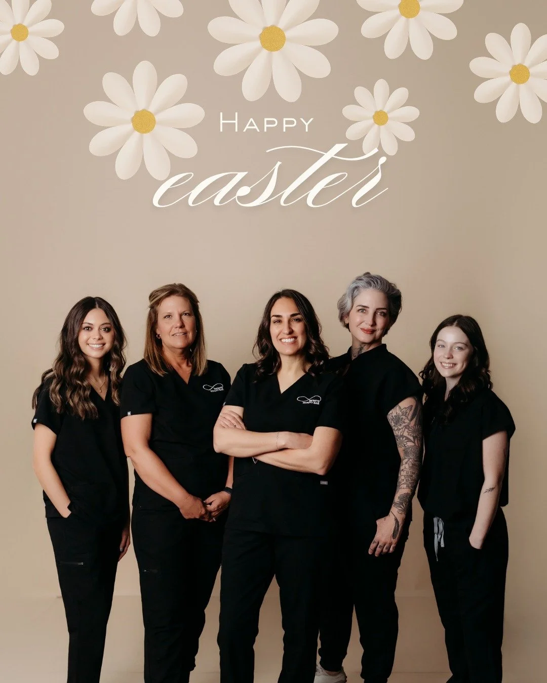 He is risen! ✝️🤍 Happy Easter from Infinite Beauty Bar!
A beautiful reminder that renewal is always possible&mdash;inside and out. 
This season, we&rsquo;re celebrating fresh beginnings, glowing skin, and grateful hearts. ✨

🗓️ Appointments- Call, 