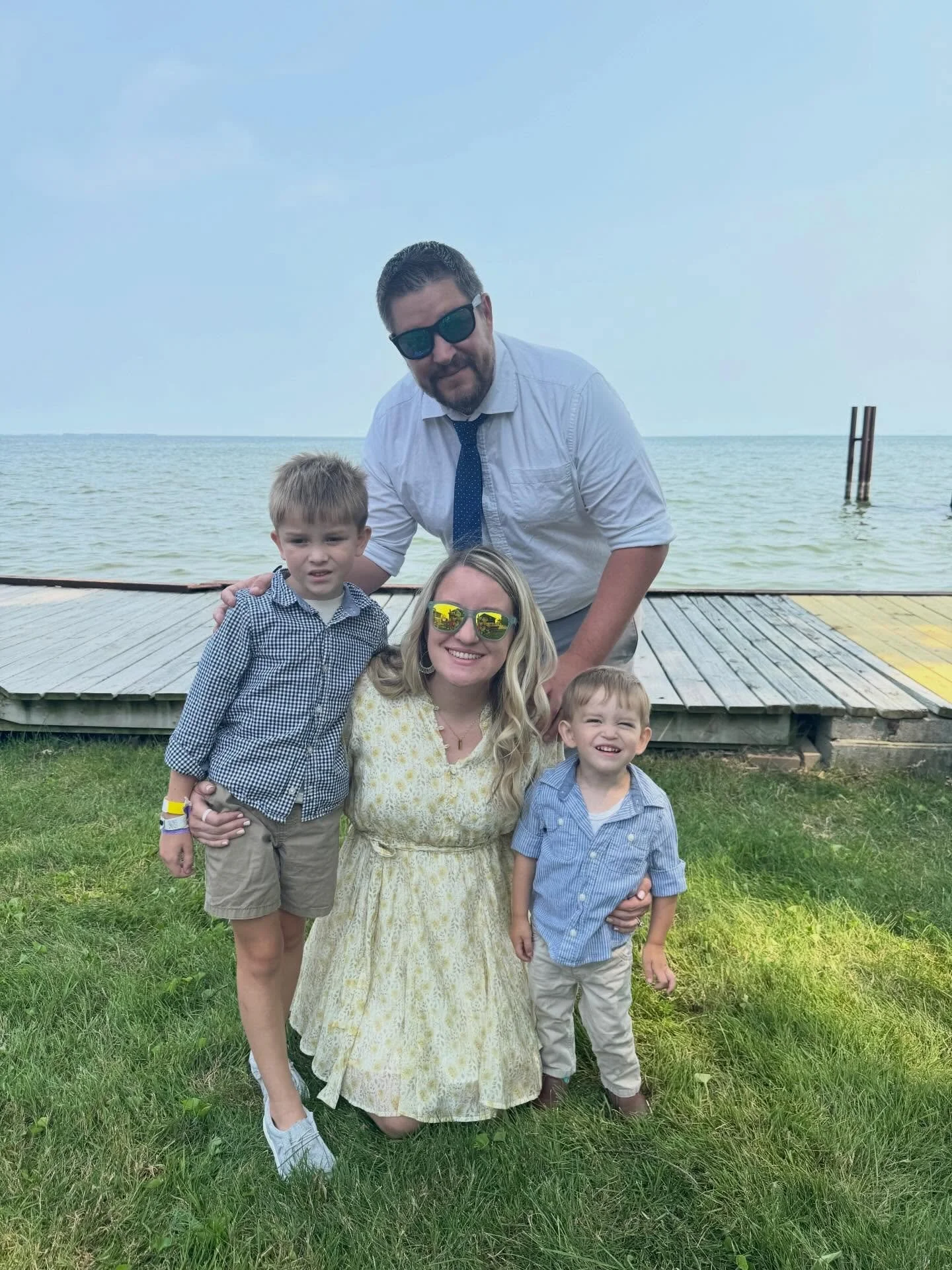 Happy Valentine&rsquo;s Day lovers! Sending you all of the love and heart eyes from my little family to yours! 🩷

PS- Is it even mom life if one kid is smiling and the other is not? Oh well, we tried 🤷🏼&zwj;♀️

Love ya besties!
Erin