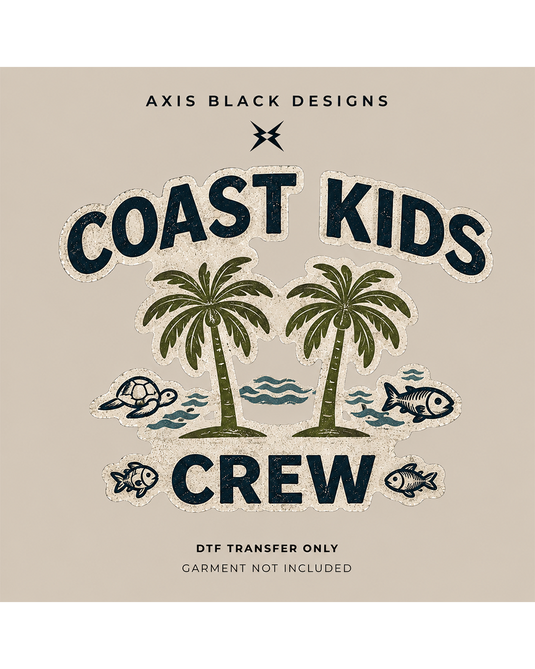 Eli Coastal Crew • DTF Transfer Only