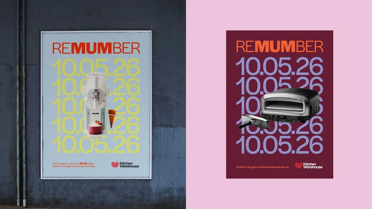 Kitchen Warehouse tackles Mother’s Day panic with new ‘Remumber’ campaign via Block.