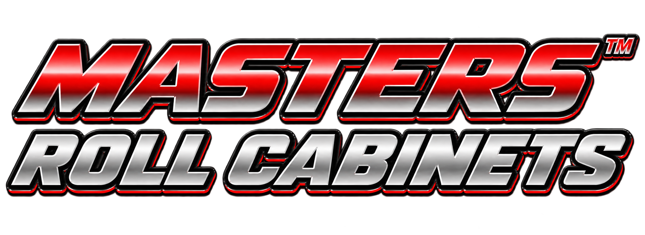 The logo of "Masters Series Roll Call," featuring bold red and silver text with a black outline, stylized in a metallic and futuristic font.