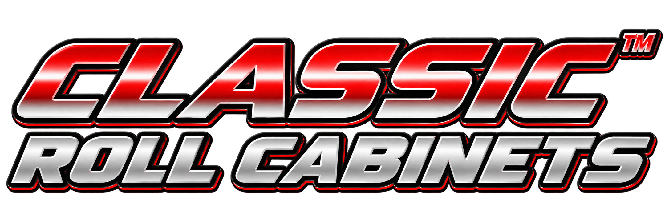 Logo of Classic series Roll Cabinets from Snap-on words in stylized red, black, and white text.