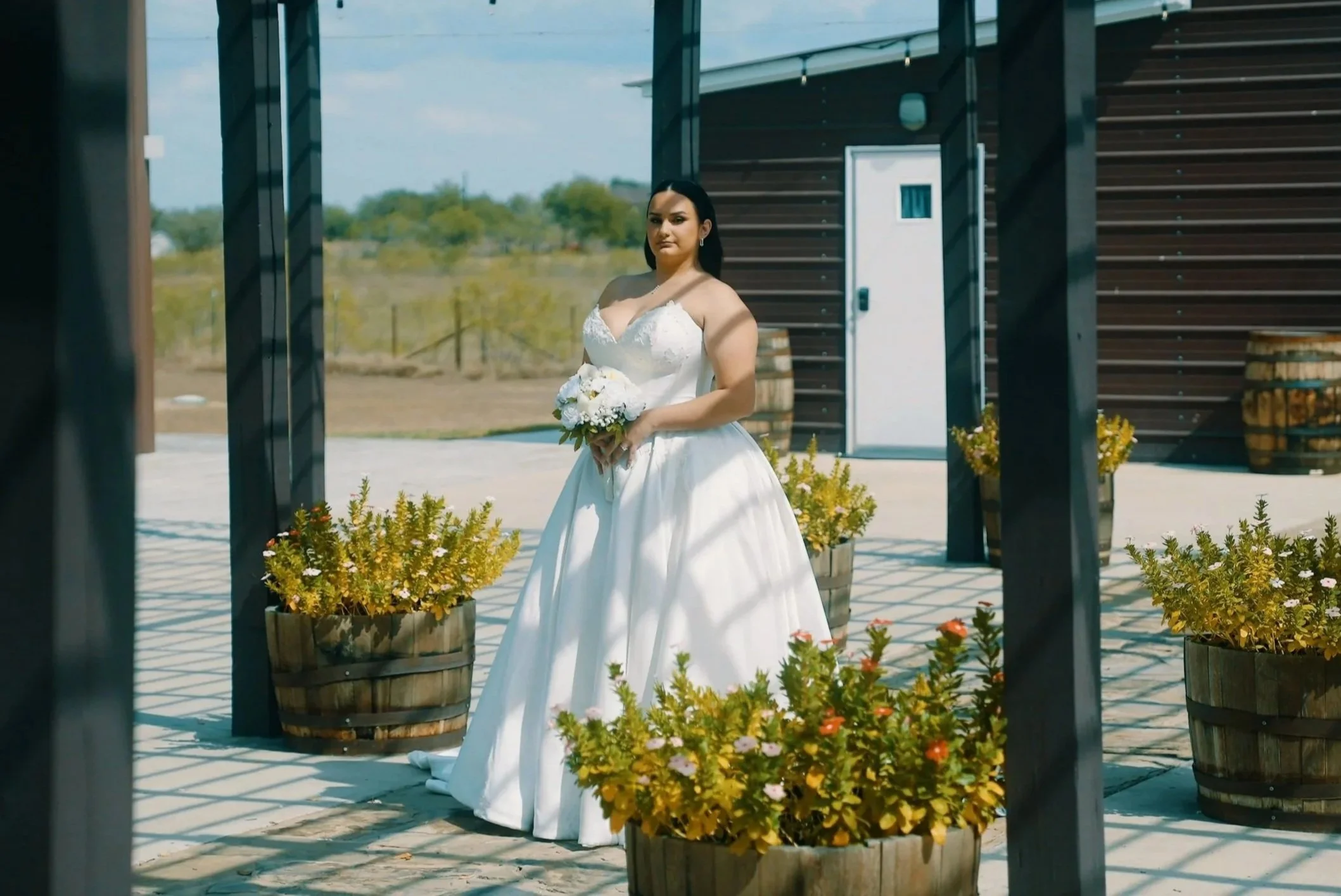 A young woman seeing her future with the love of her life