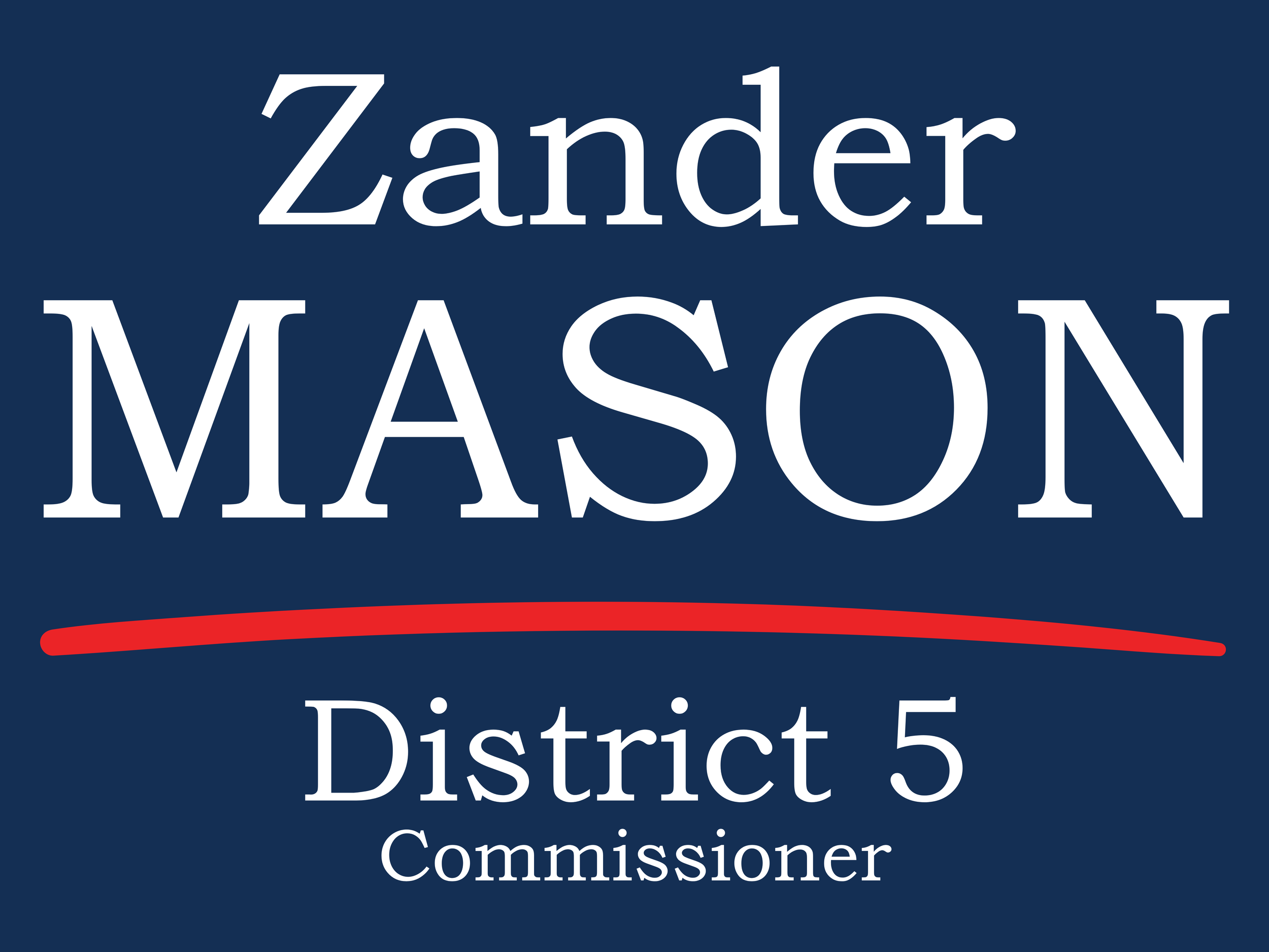 Zander Mason for District 5 Commissioner in Athens, Georgia