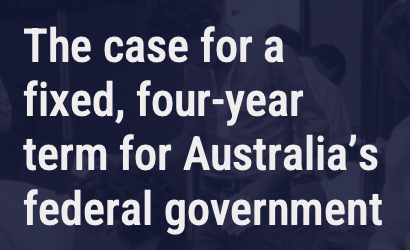 New report shows fixed, four-year federal terms delivers up to $93 billion