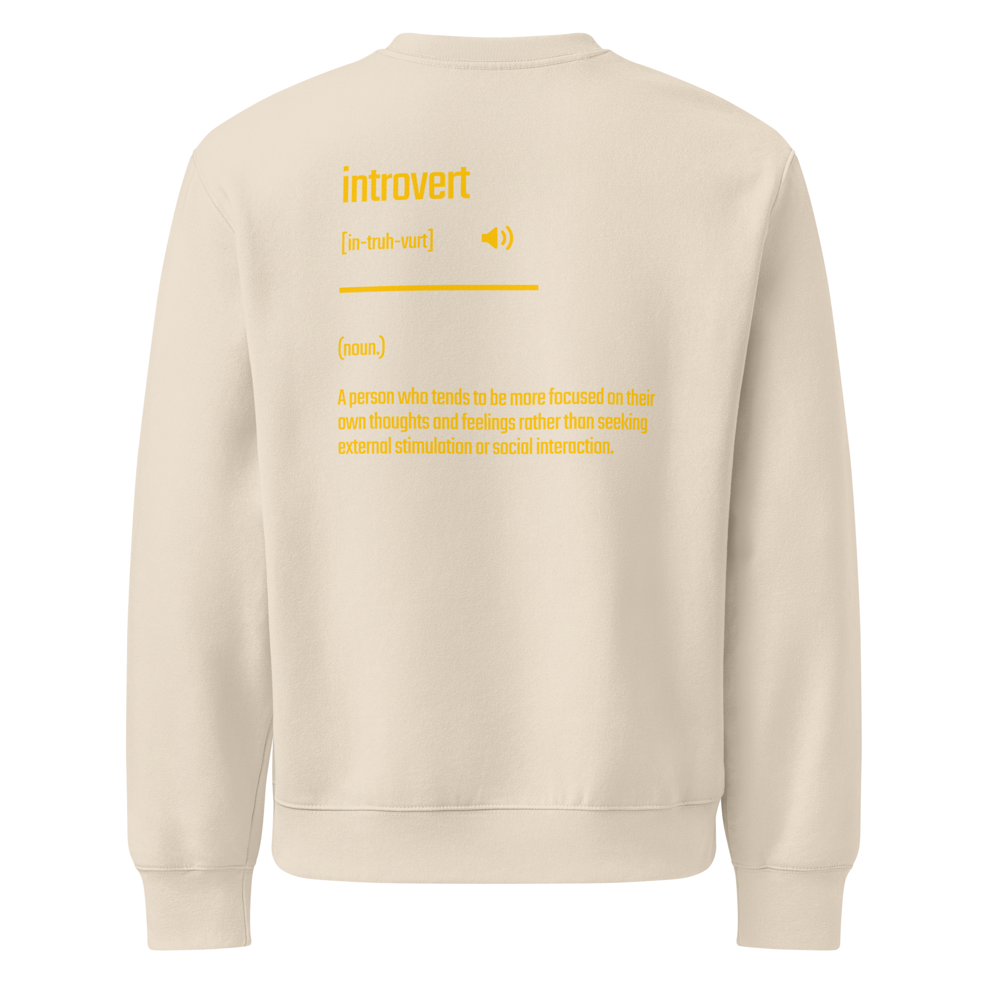 Xantho Philos™ Oversized Sweatshirt in Dust for men, soft neutral sweatshirt with a relaxed oversized fit