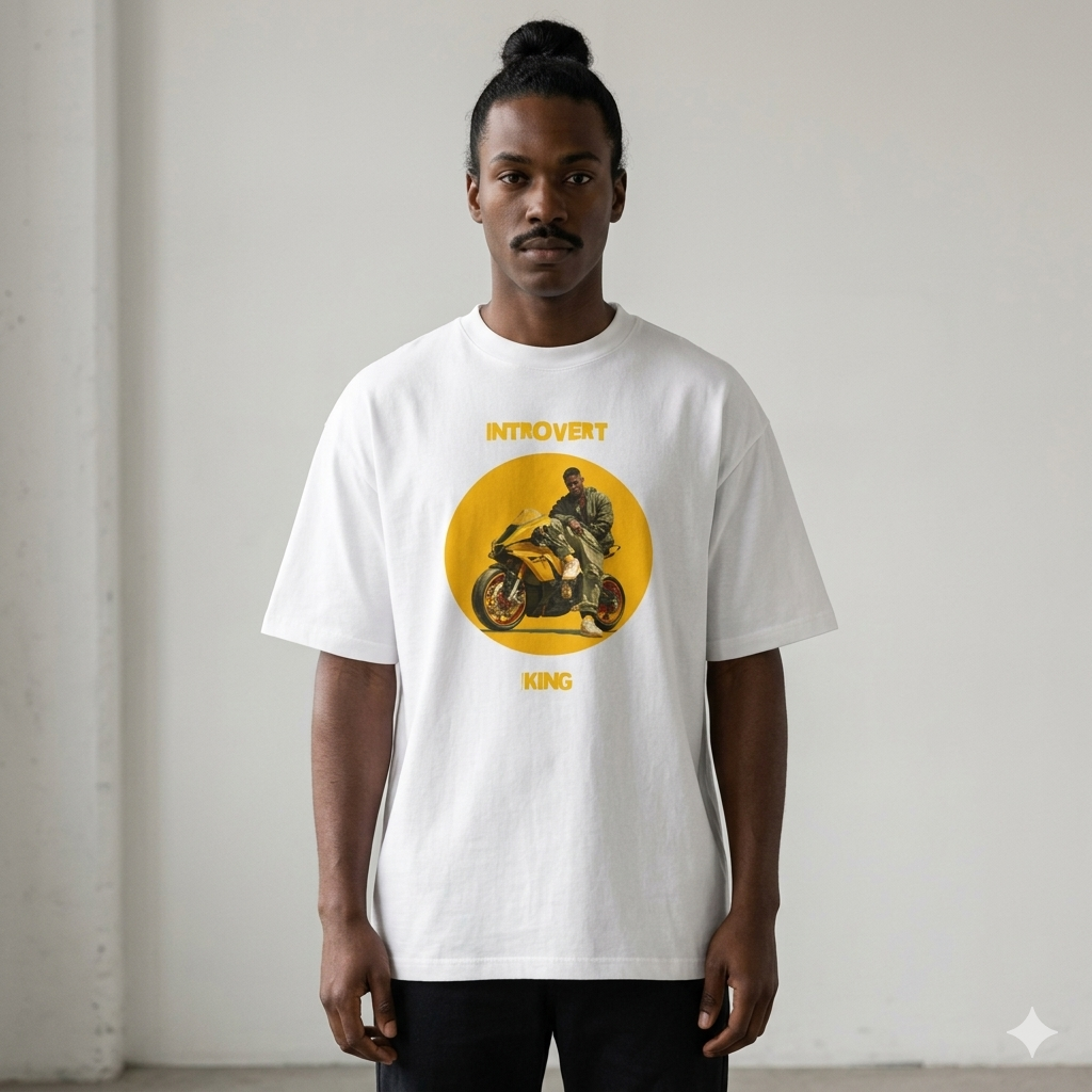 Xantho Philos™ Box Tee in White for men, crisp structured box tee with a clean premium finish