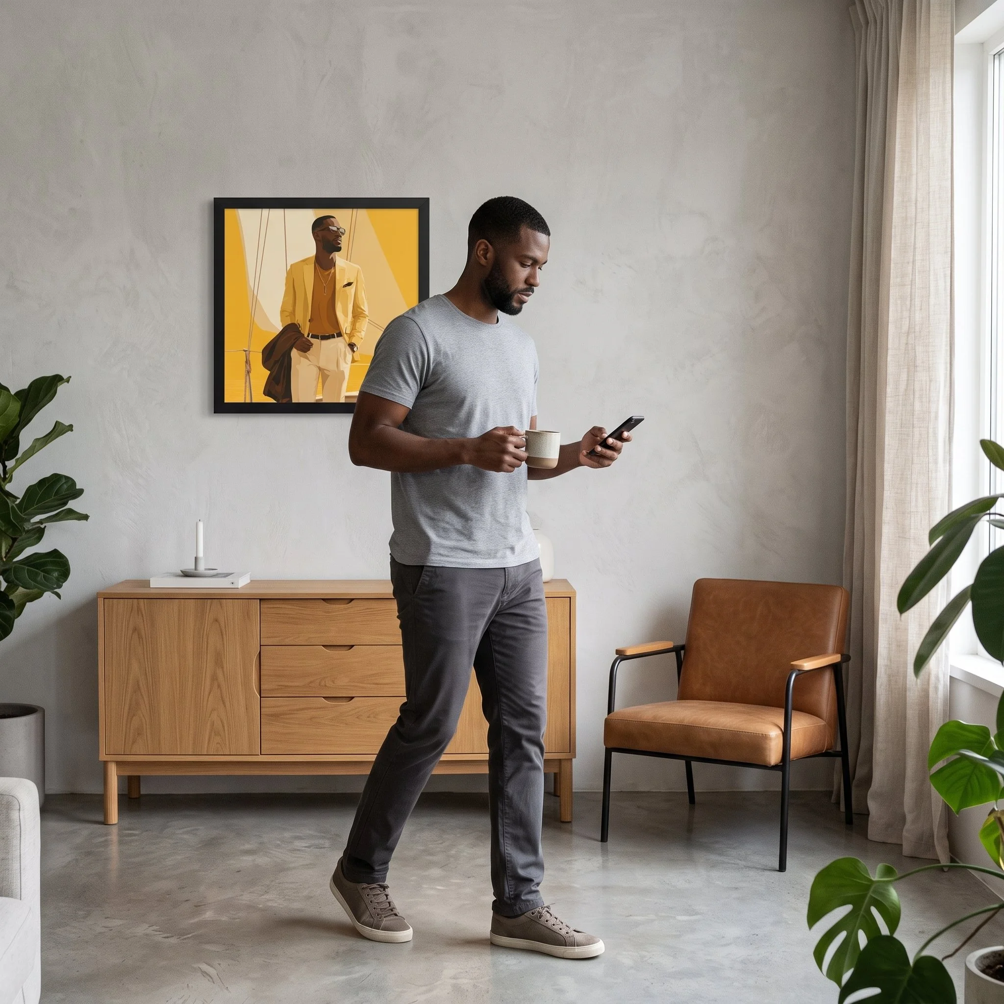 Arrive on Your Own Terms — Enhanced Matte Framed Wall Art