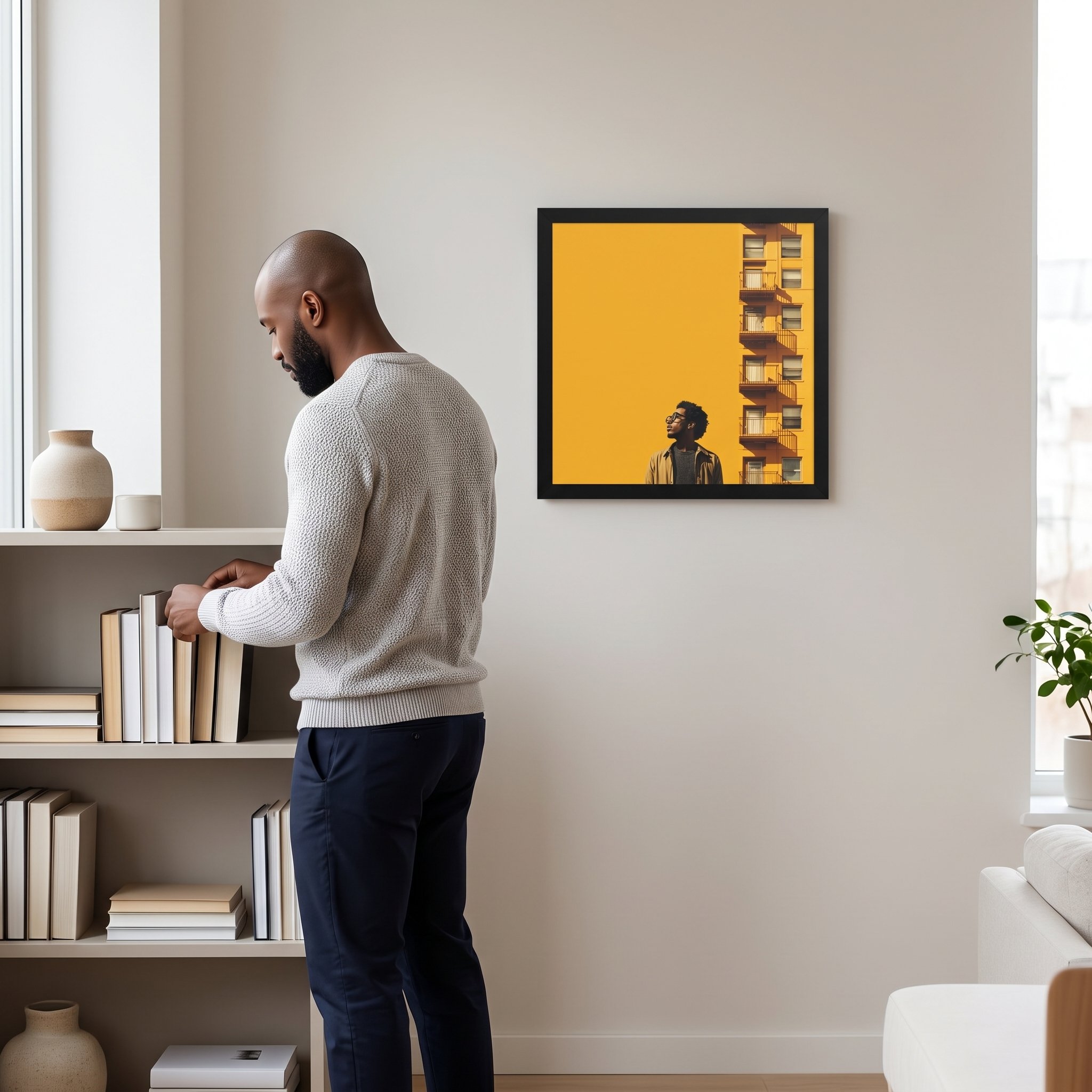 Look Beyond the Present — Enhanced Matte Framed Wall Art