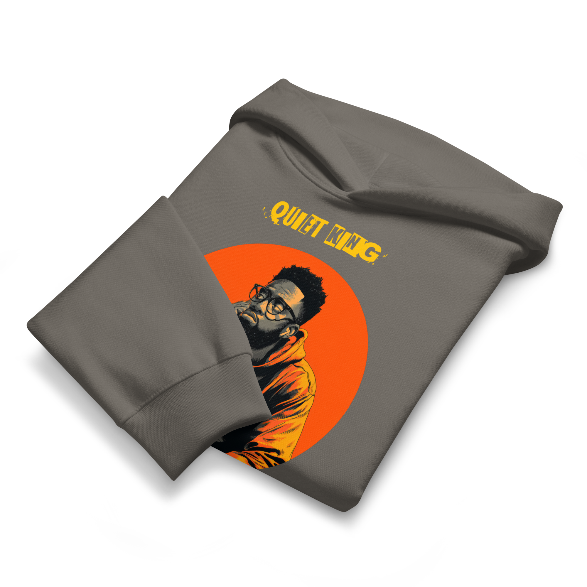 Xantho Philos™ Oversized Hoodie in Asphalt for men, clean minimalist hoodie with premium heavyweight comfort