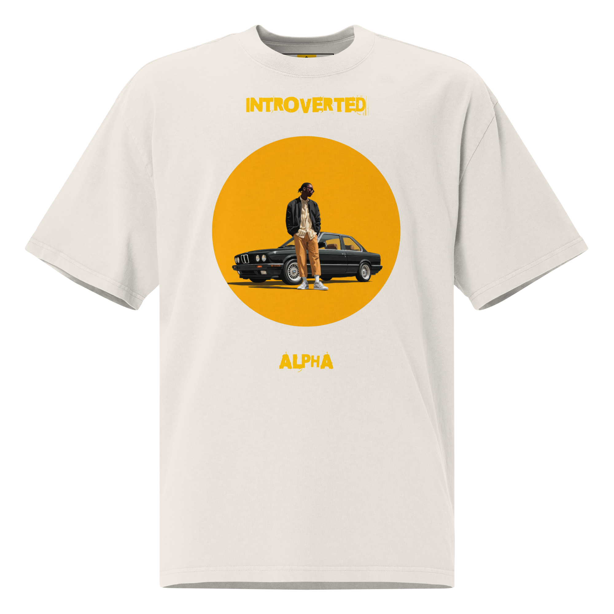 Xantho Philos™ Oversized Faded T-Shirt in Faded Bone for men, soft neutral oversized T-shirt with a minimalist streetwear feel3.png