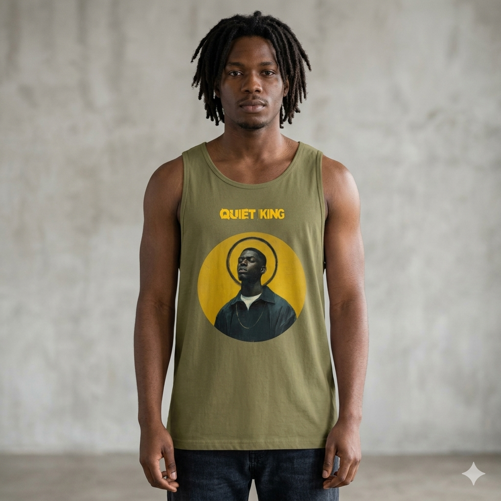 Xantho Philos™ Tank Top in Military Green for men, athletic streetwear tank with a grounded utilitarian tone