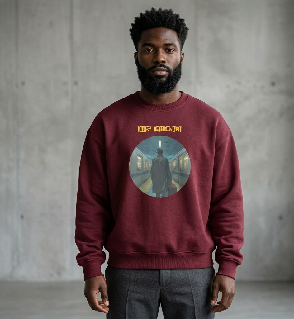 IntrovertedAlpha™ Oversized Sweatshirt — ISTJ Edition 046