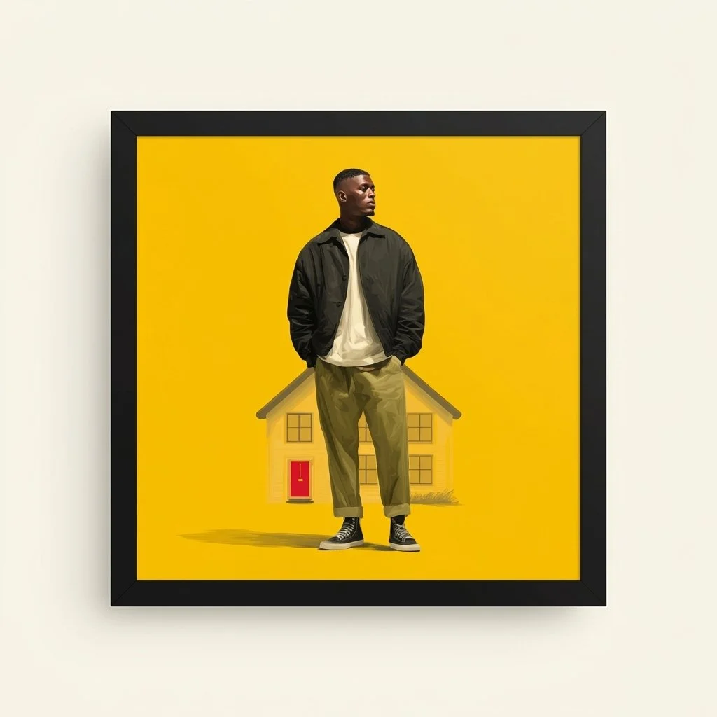 Build Where You Stand — Premium Luster Framed Wall Art