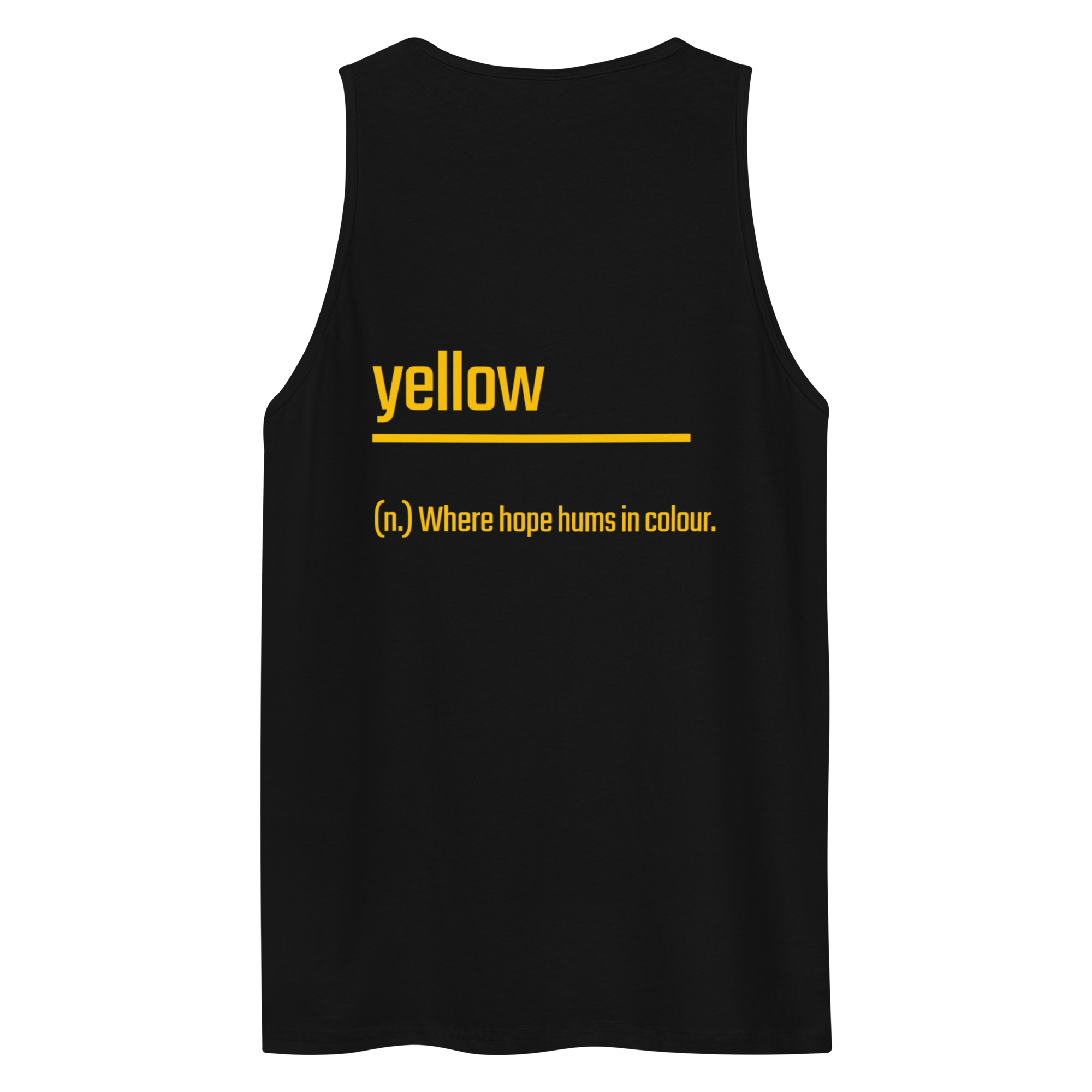Xantho Philos™ Tank Top in Black for men, premium everyday tank with a clean athletic fit