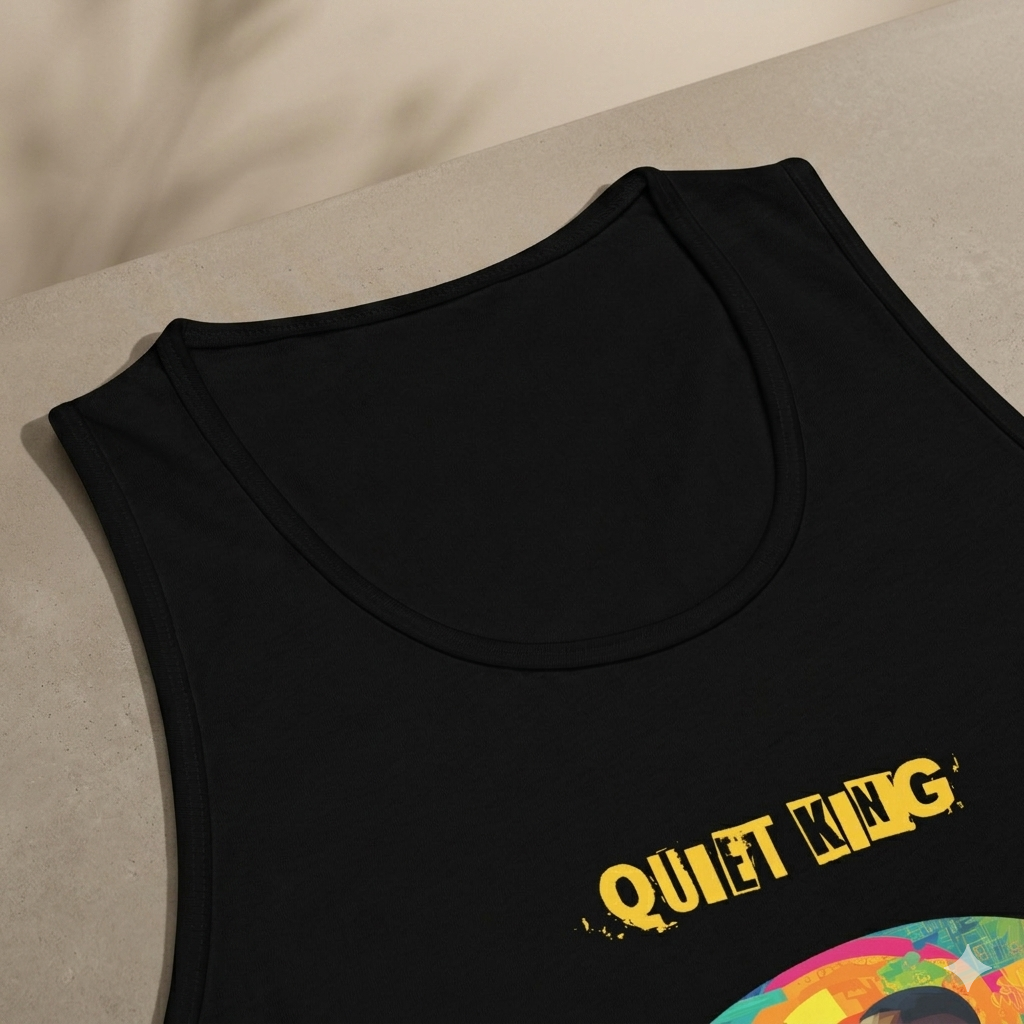 IntrovertedAlpha™ Tank Top in Black for men, premium everyday tank with a clean athletic fit