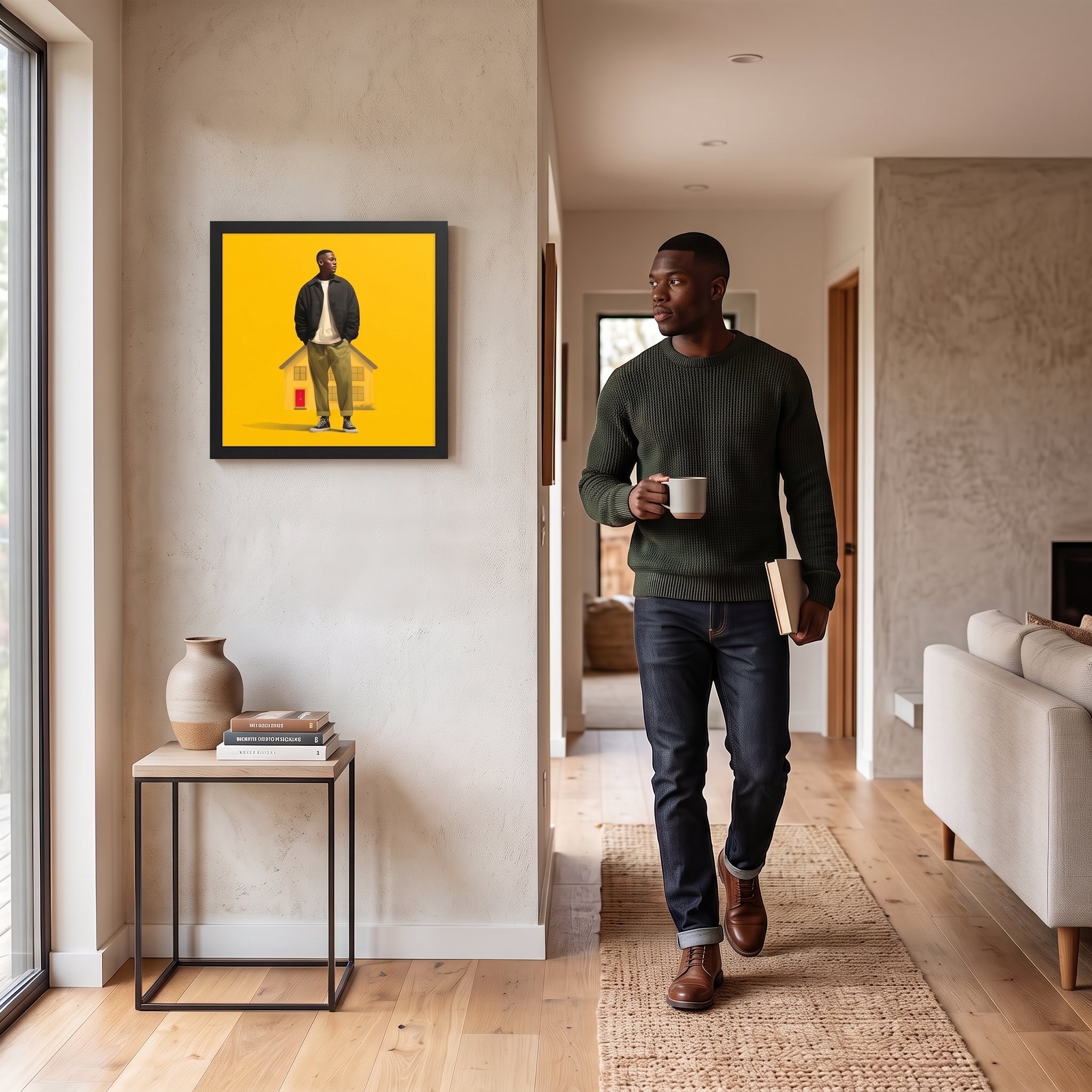 Build Where You Stand — Enhanced Matte Framed Wall Art