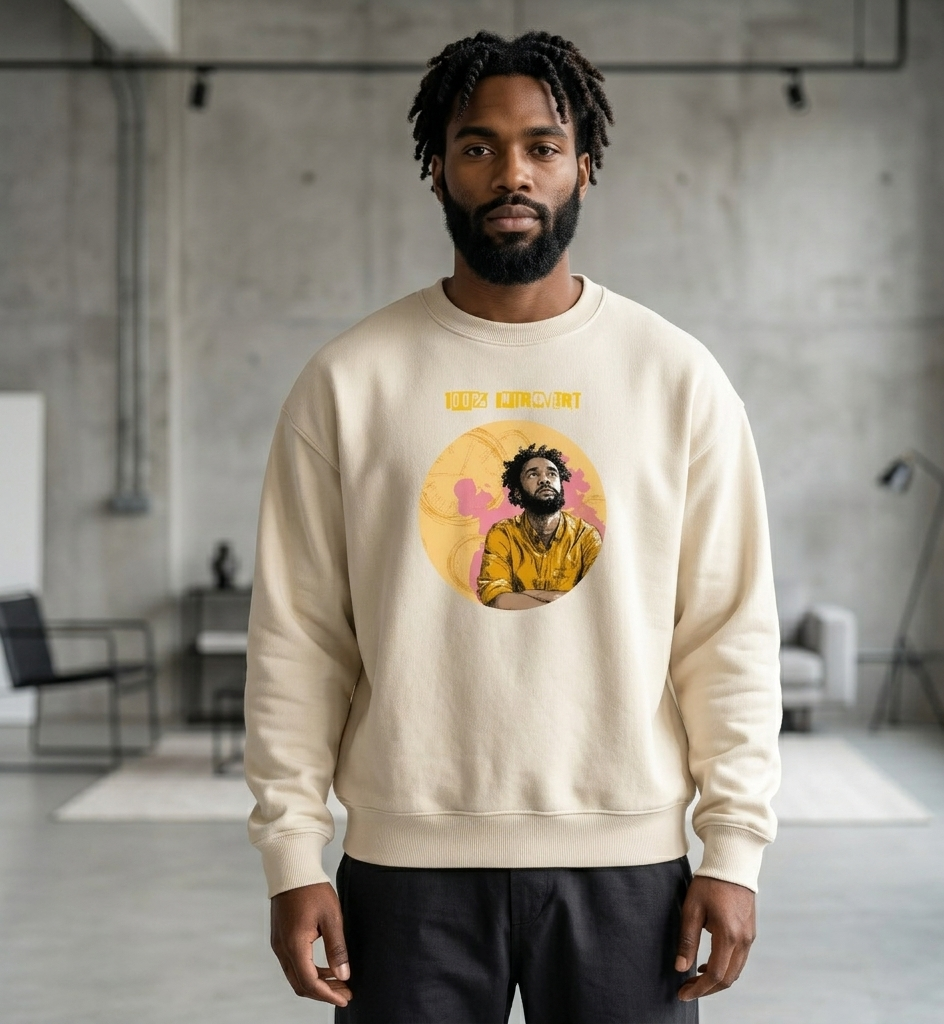 IntrovertedAlpha™ Oversized Sweatshirt — ISTJ Edition 042