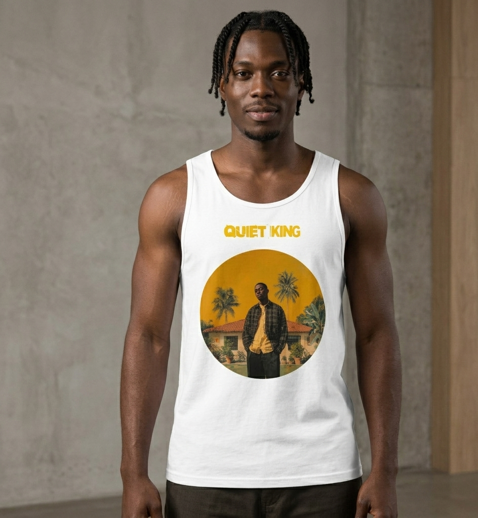Xantho Philos™ Tank Top in White for men, crisp minimalist tank top with a breathable everyday fit