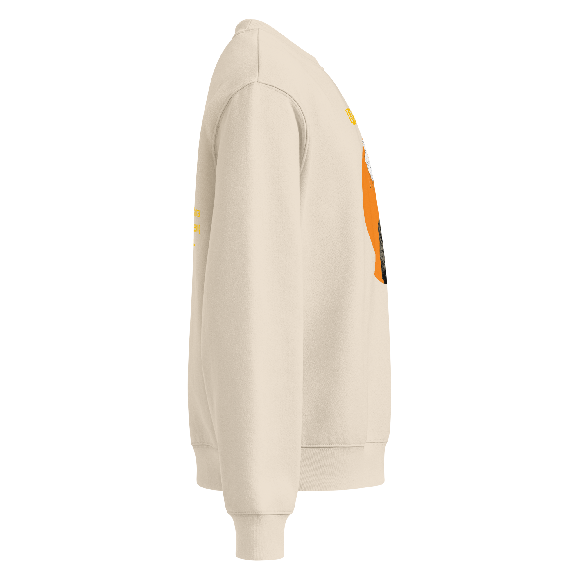 Xantho Philos™ Oversized Sweatshirt in Dust for men, soft neutral sweatshirt with a relaxed oversized fit