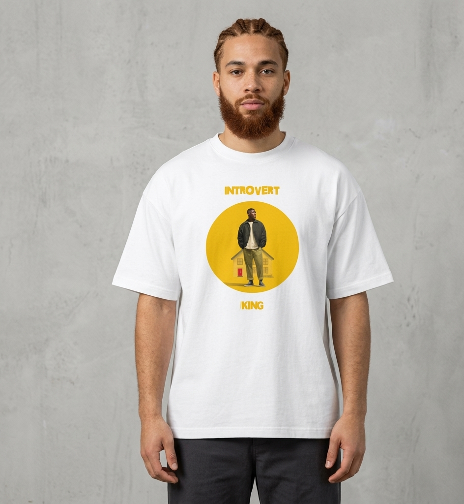Xantho Philos™ Box Tee in White for men, crisp structured box tee with a clean premium finish