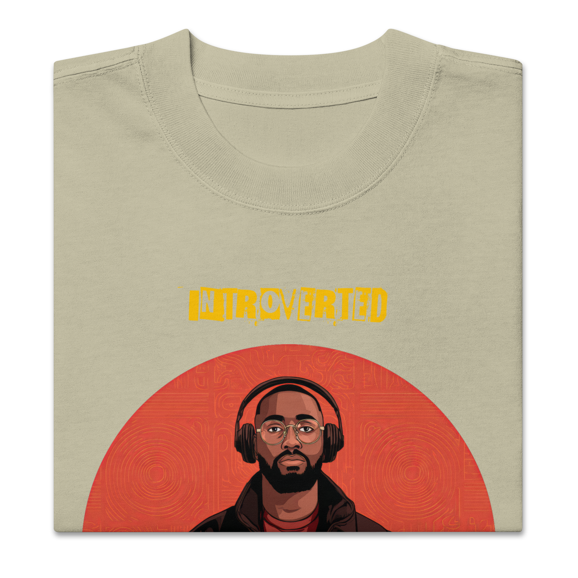 Xantho Philos™ Oversized Faded T-Shirt in Faded Eucalyptus for men, washed green oversized T-shirt with premium casual style
