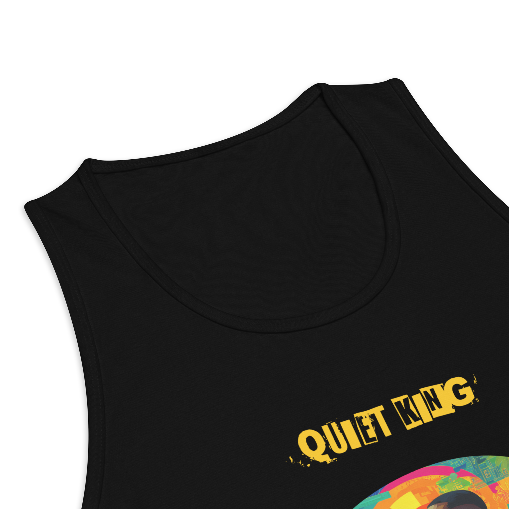 IntrovertedAlpha™ Tank Top in Black for men, premium everyday tank with a clean athletic fit