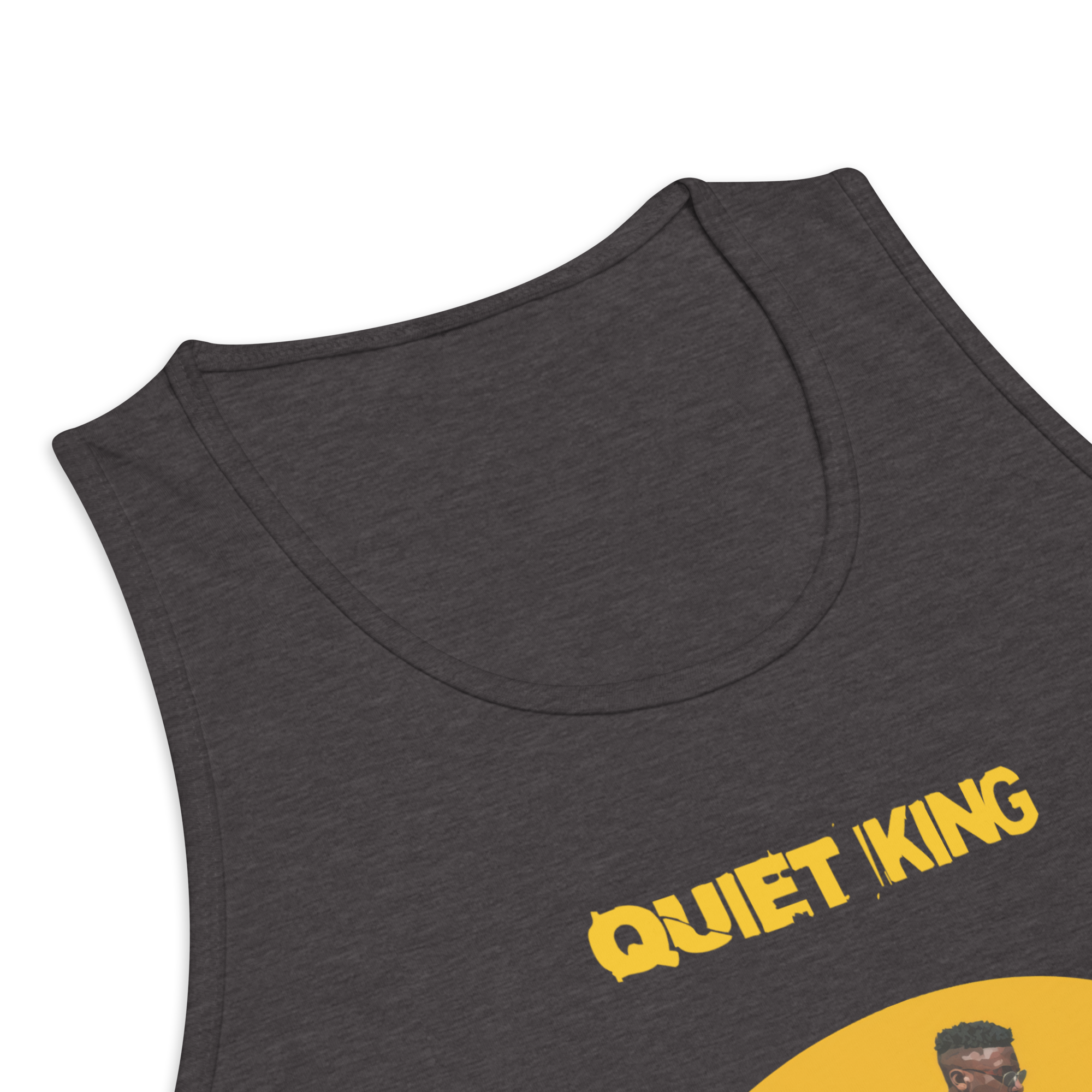 Xantho Philos™ Tank Top in Charcoal Heather for men, soft-blend tank top with a clean everyday fit