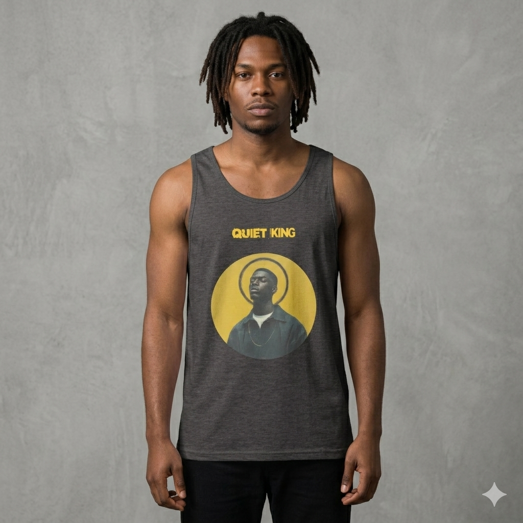 Xantho Philos™ Tank Top in Charcoal Heather for men, soft-blend tank top with a clean everyday fit