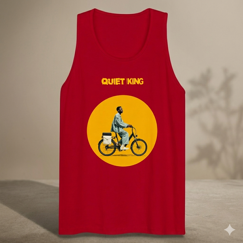 Xantho Philos™ Tank Top in Red for men, bold premium tank top with lightweight streetwear style