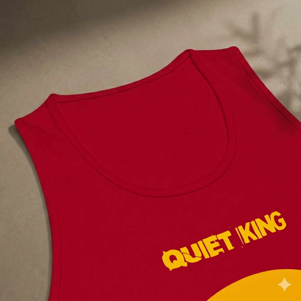 Xantho Philos™ Tank Top in Red for men, bold premium tank top with lightweight streetwear style