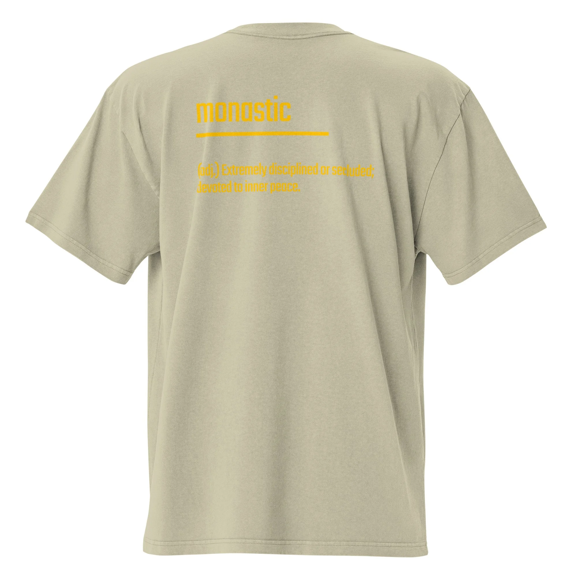 IntrovertedAlpha™ Oversized Faded T-Shirt in Faded Eucalyptus for men, washed green oversized T-shirt with premium casual style