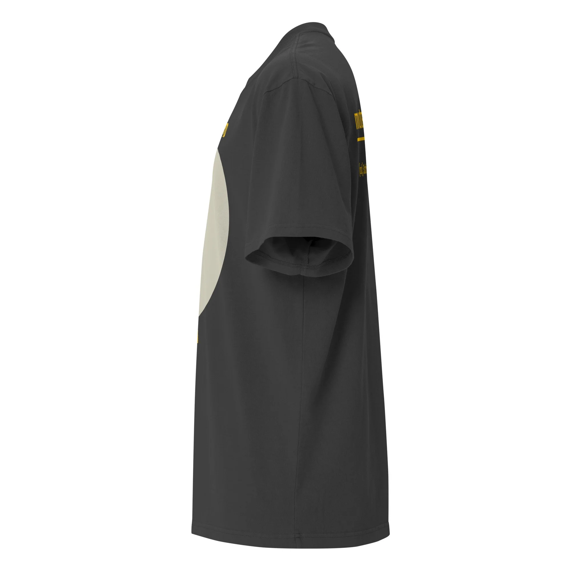 IntrovertedAlpha™ Oversized Faded T-Shirt in Faded Black for men, vintage-wash streetwear with a relaxed oversized fit
