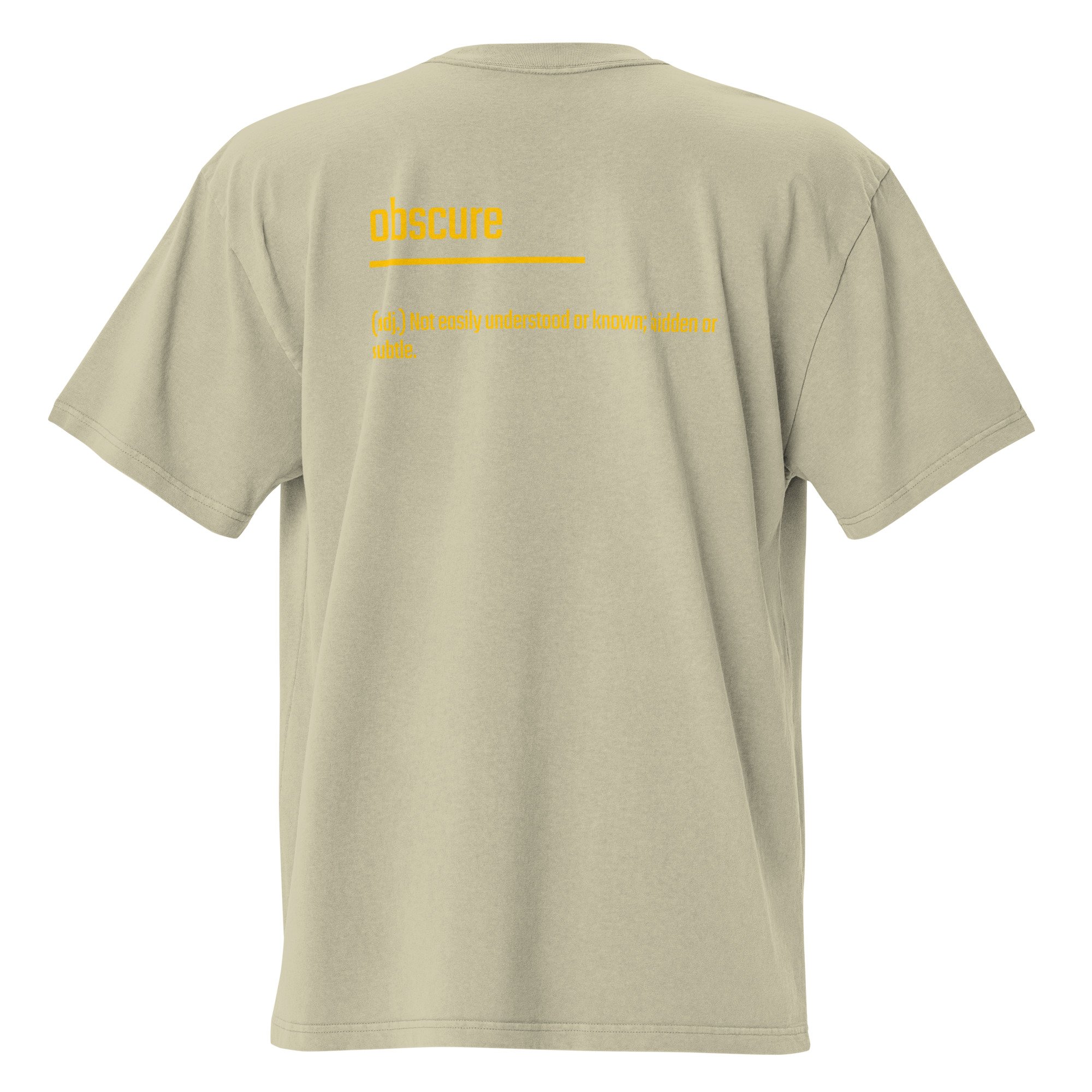 IntrovertedAlpha™ Oversized Faded T-Shirt in Faded Eucalyptus for men, washed green oversized T-shirt with premium casual style