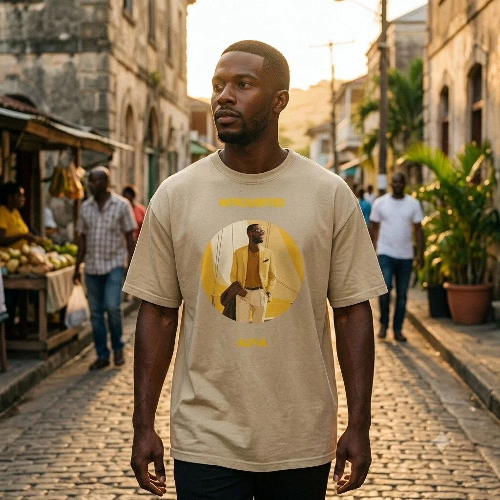 A brightness that holds you steady.

For the quiet ones walking with purpose.

Available now. Link in bio.

#IntrovertedAlpha #XanthoPhilos #QuietConfidence #mensstreetwear 

💛