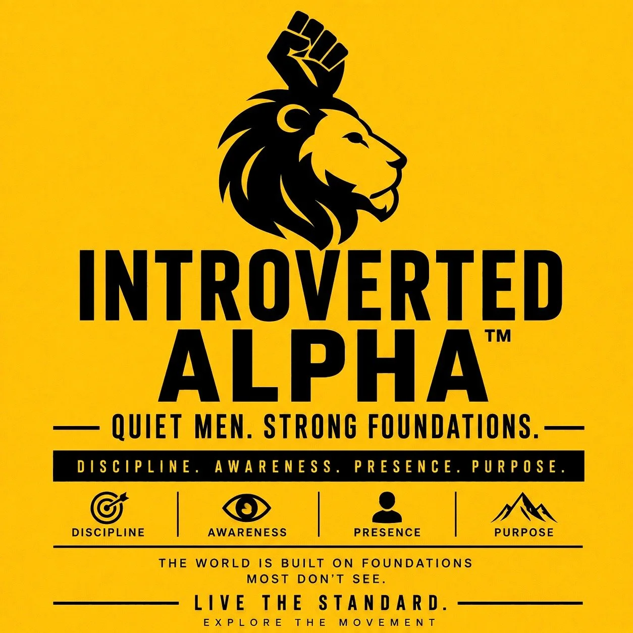 Quiet men build strong foundations.

Discipline shapes the standard.
Awareness sharpens direction.
Presence gives actions weight.
Purpose keeps everything aligned.

The most important work is often the work no one sees.

Live the standard.

Explore t