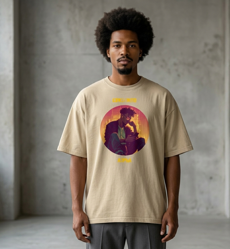 IntrovertedAlpha™ Oversized Faded T-Shirt — ISTJ Edition 032