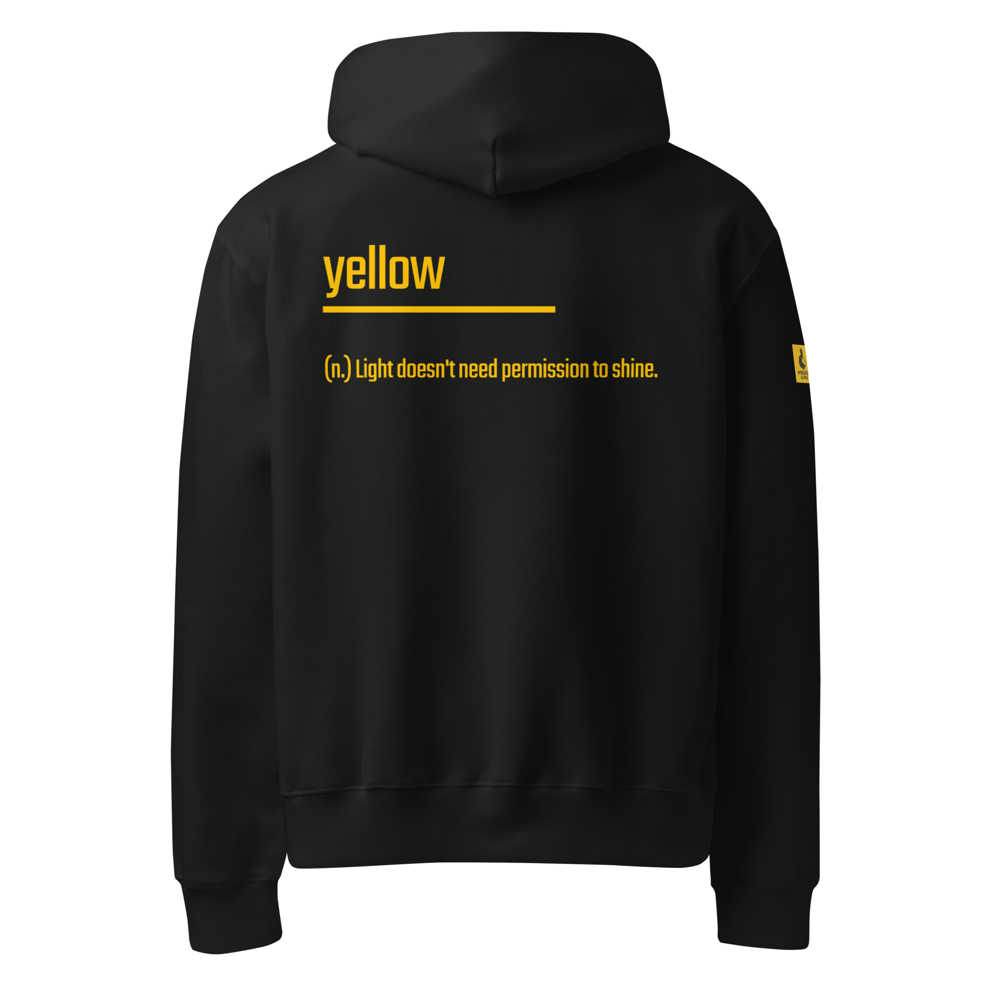 Xantho Philos™ Oversized Hoodie in Vintage Black for men, premium heavyweight streetwear with a relaxed oversized fit