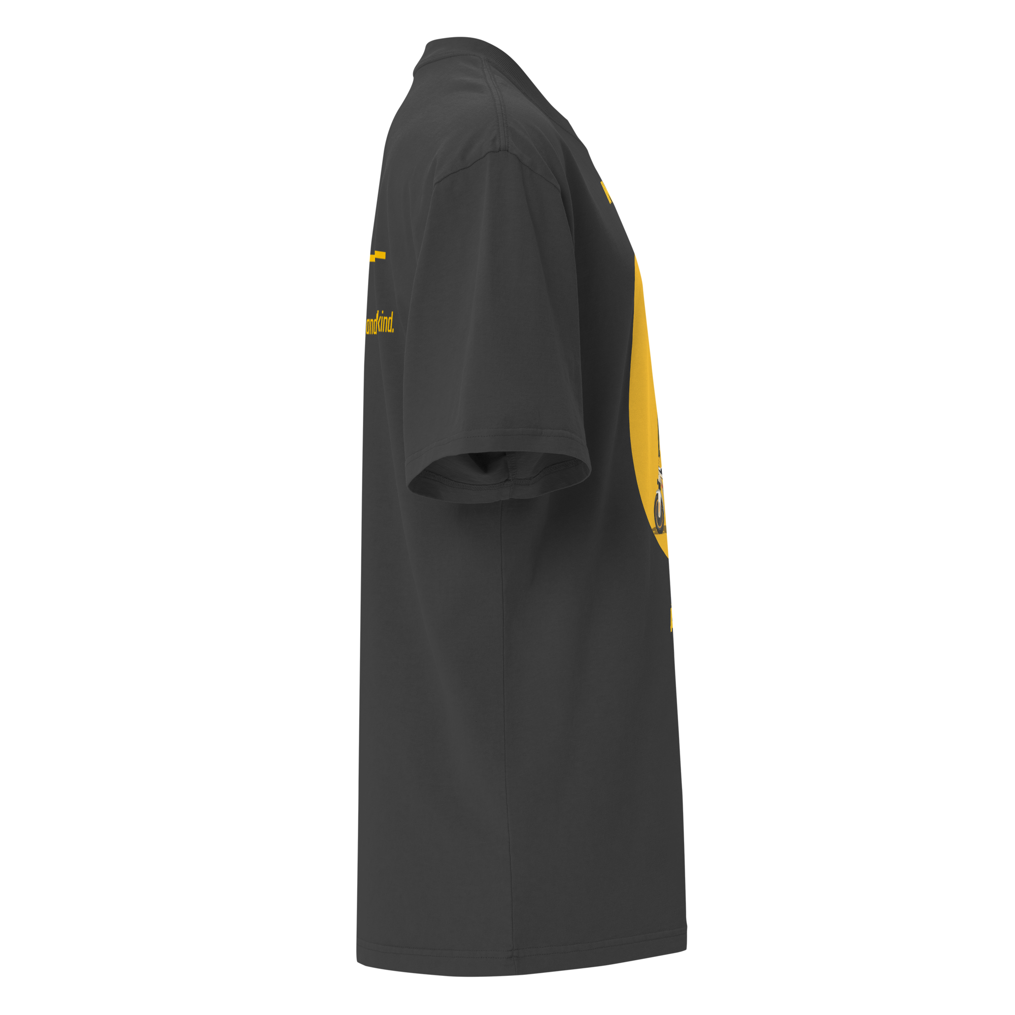 Xantho Philos™ Oversized Faded T-Shirt in Faded Black for men, vintage-wash streetwear with a relaxed oversized fit
