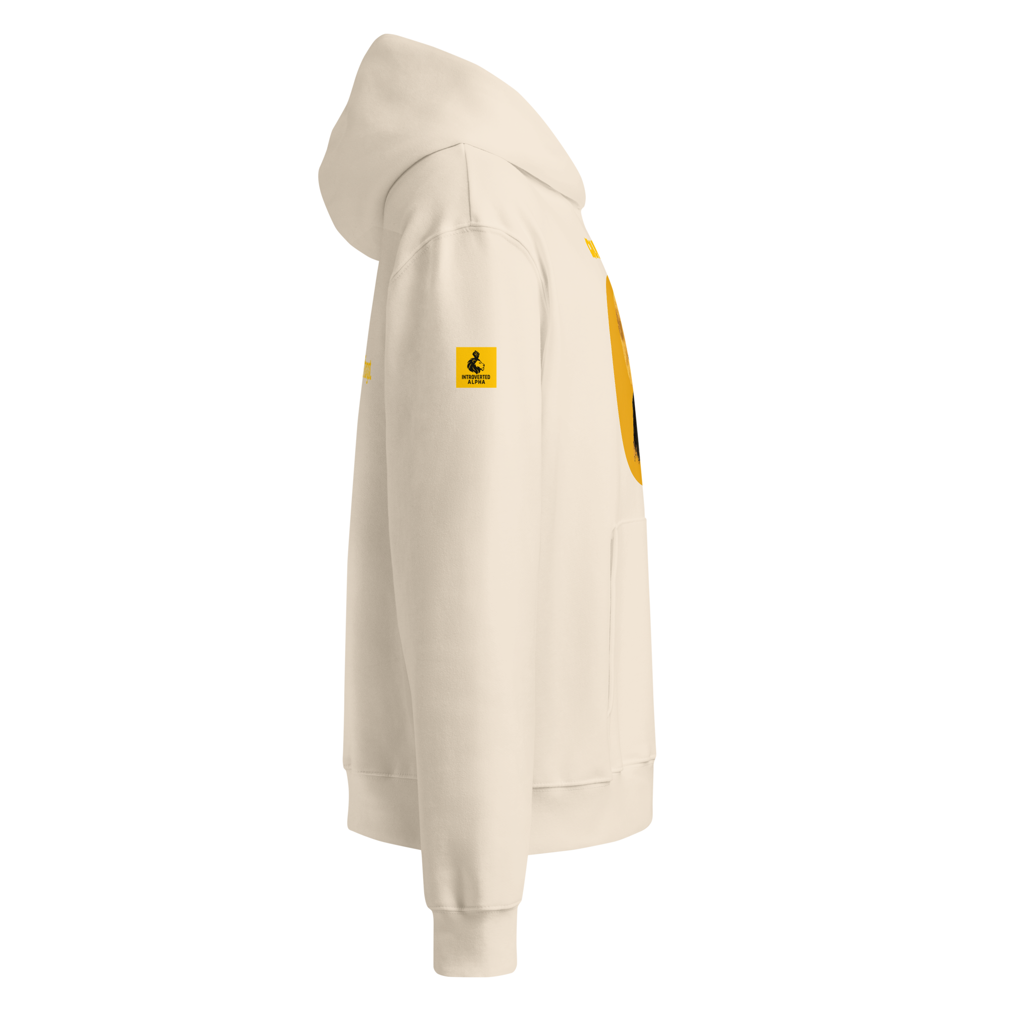 Xantho Philos™ Oversized Hoodie in Dust for men, soft neutral heavyweight hoodie with a relaxed fit