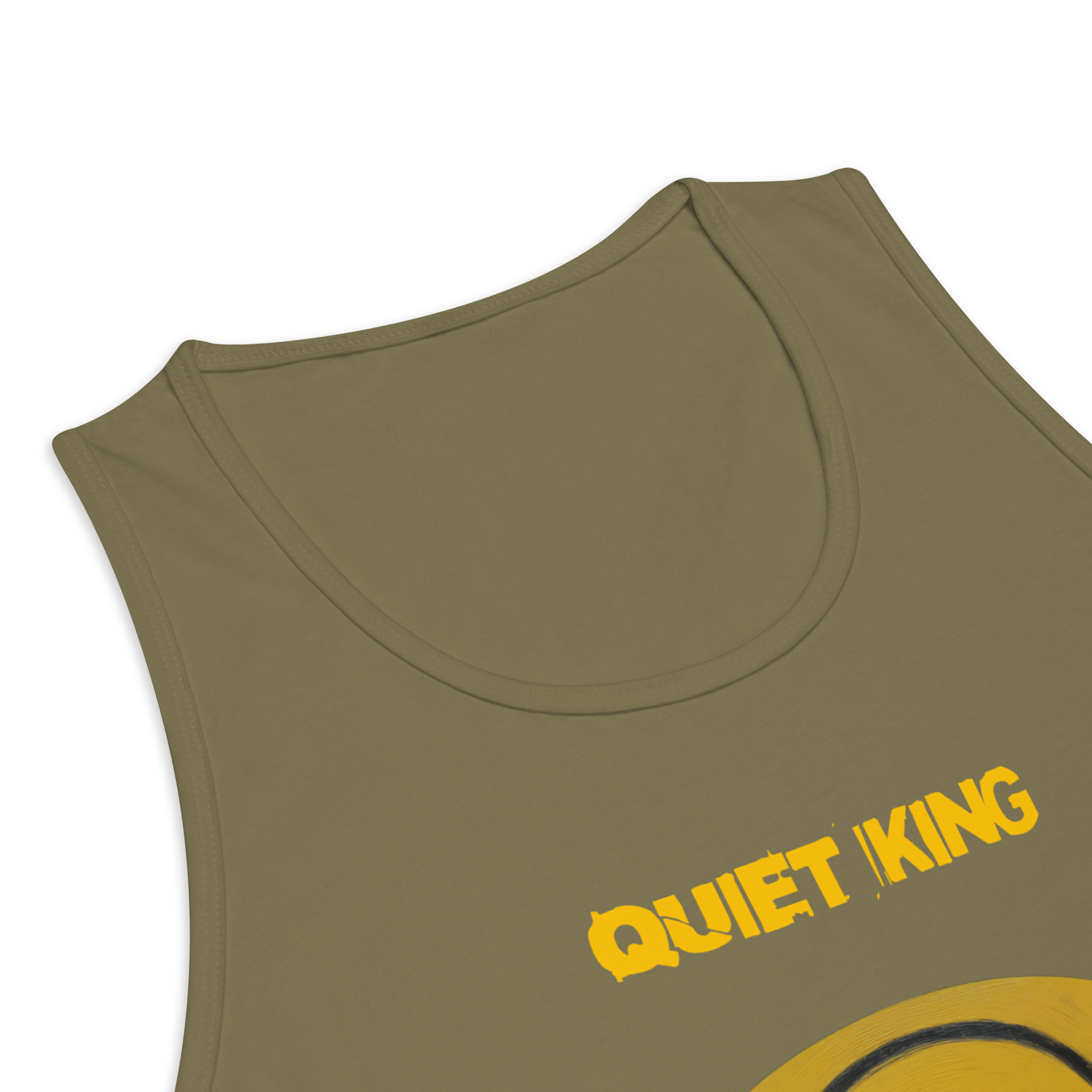 Xantho Philos™ Tank Top in Military Green for men, athletic streetwear tank with a grounded utilitarian tone