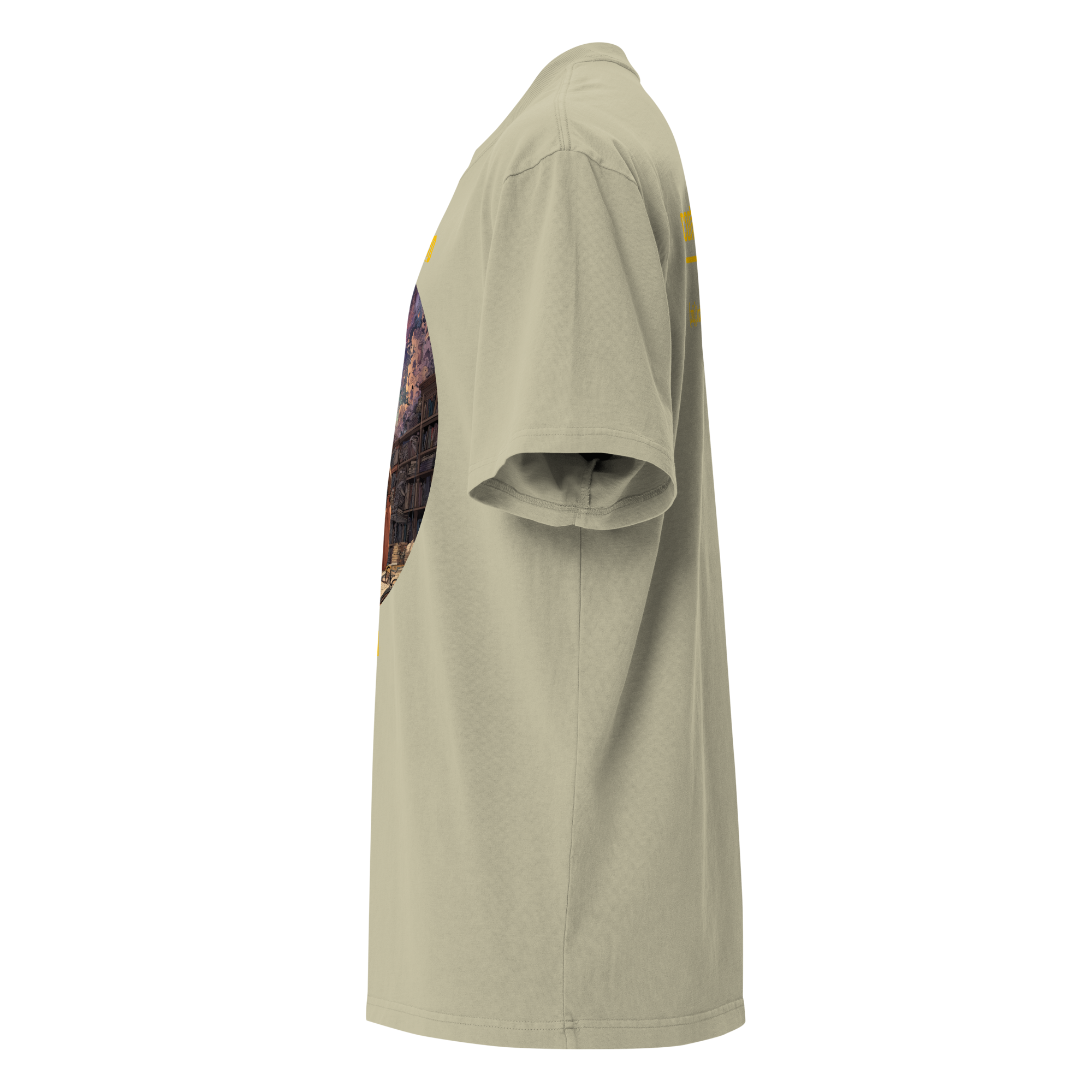 IntrovertedAlpha™ Oversized Faded T-Shirt in Faded Eucalyptus for men, washed green oversized T-shirt with premium casual style