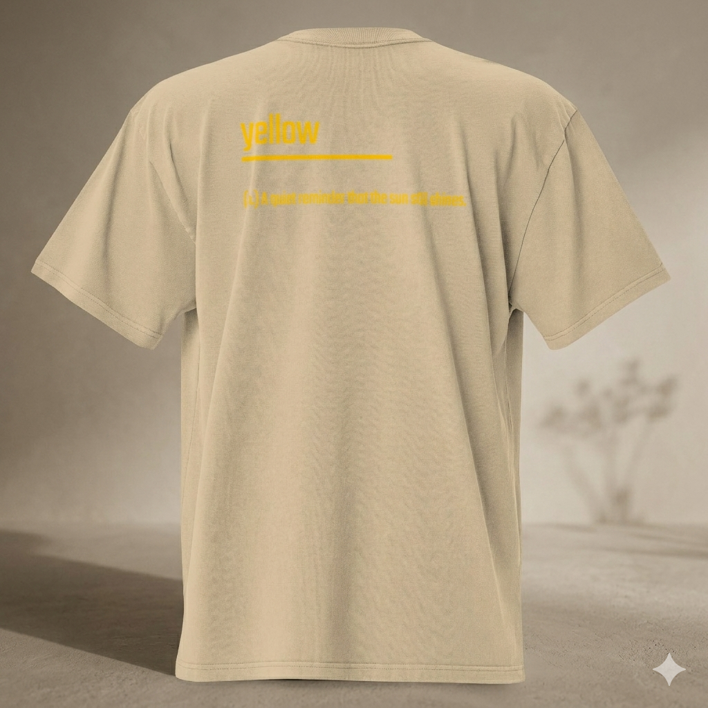 Xantho Philos™ Oversized Faded T-Shirt in Faded Khaki for men, neutral oversized T-shirt with casual streetwear style