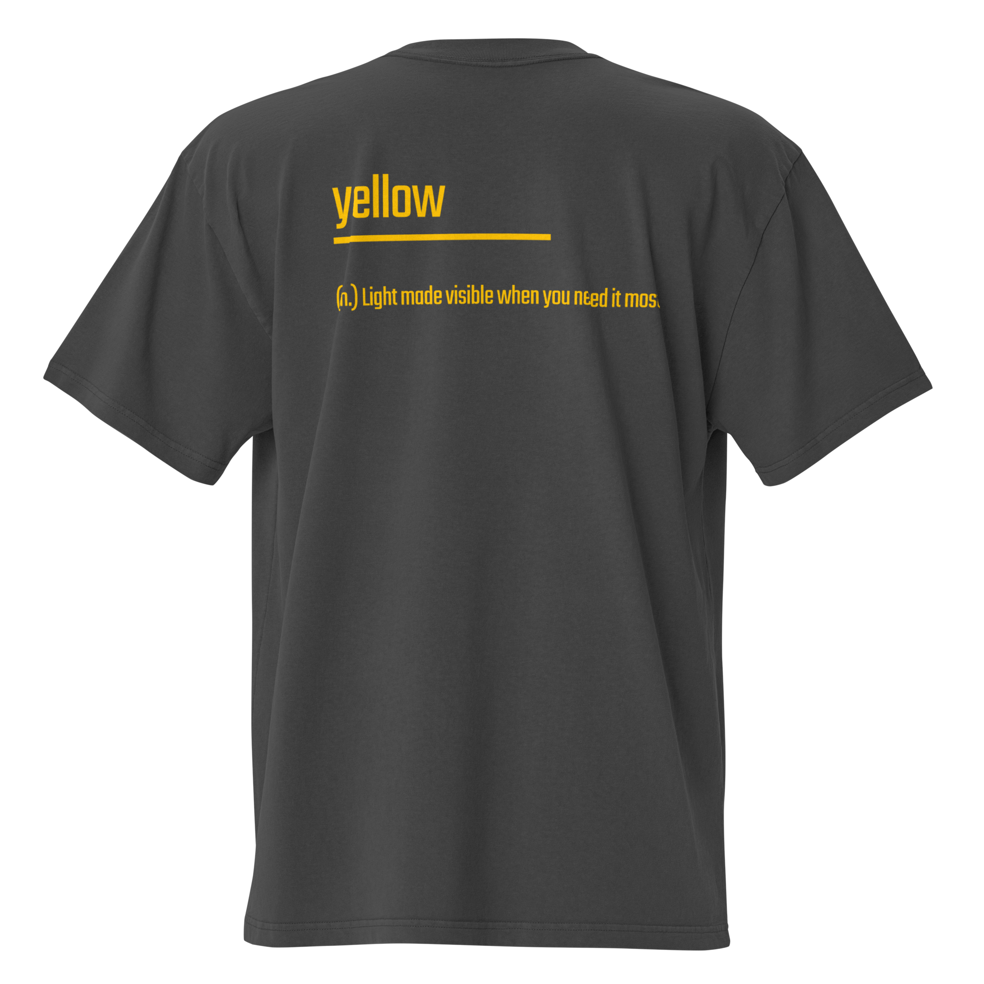 Xantho Philos™ Oversized Faded T-Shirt in Faded Black for men, vintage-wash streetwear with a relaxed oversized fit