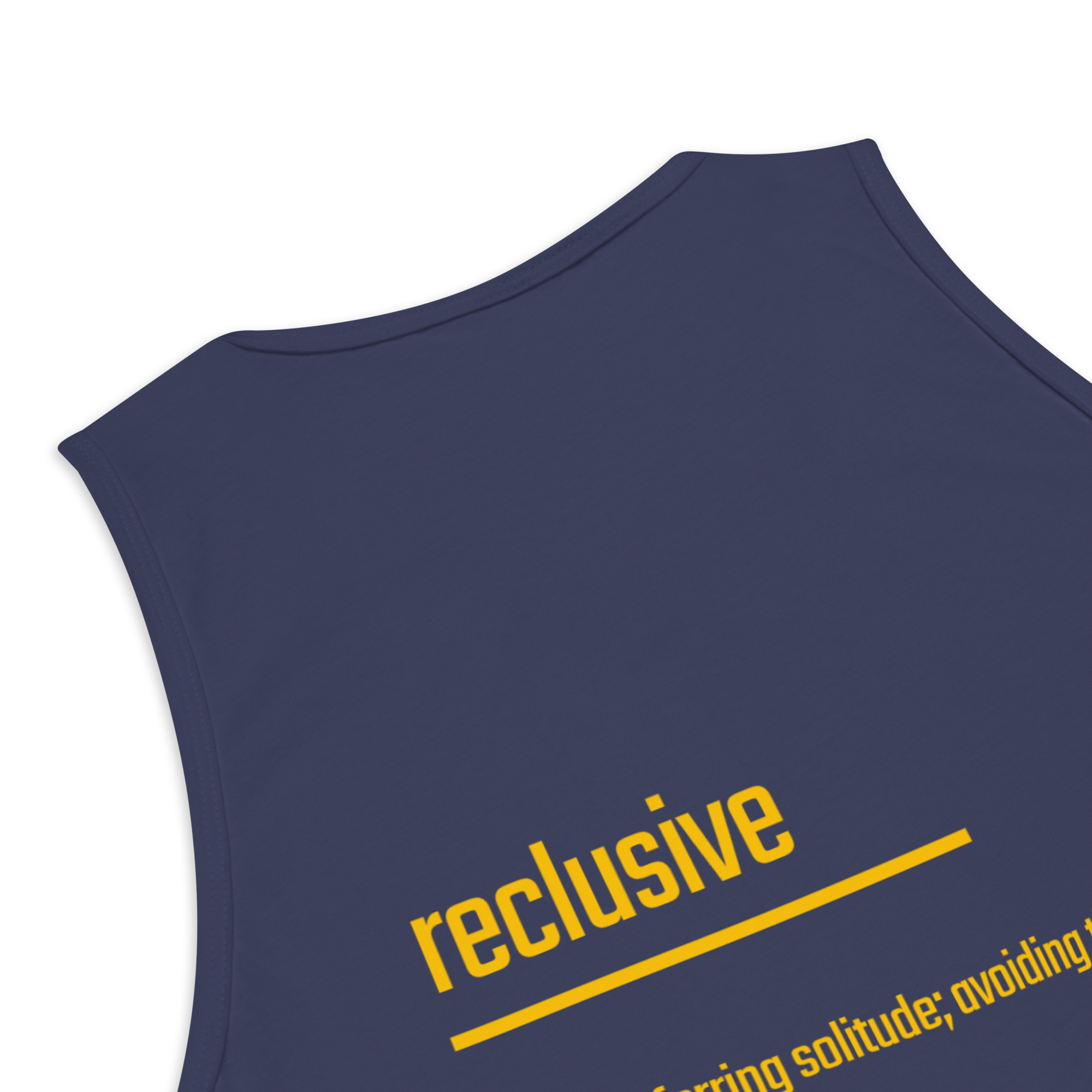 IntrovertedAlpha™ Tank Top in Harbor Blue for men, lightweight premium tank top with a clean casual tone